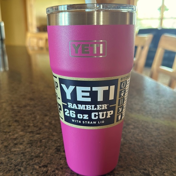 Yeti Kitchen Yeti Rambler 26 Ounce Cup With Straw Lid Prickly Pear